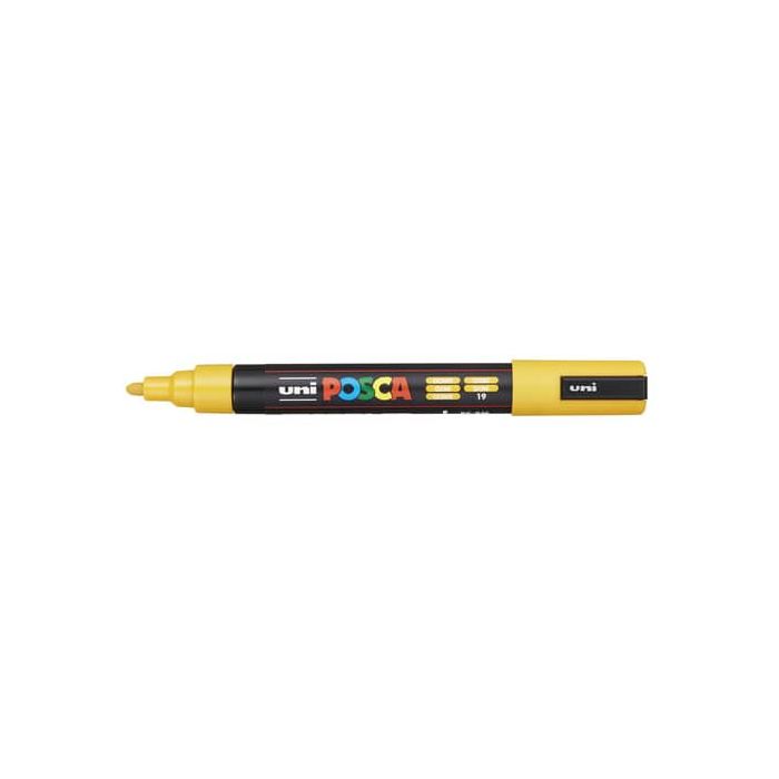 Marcatore a tempera Posca Uni-Ball punta tonda 1,8-2,5 mm ocra PC5M OCRA main product photo