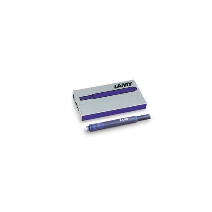 Cartucce ricambio Lamy T10 in confezione da 5 colore inchiostro blu scuro 1210655 main product photo