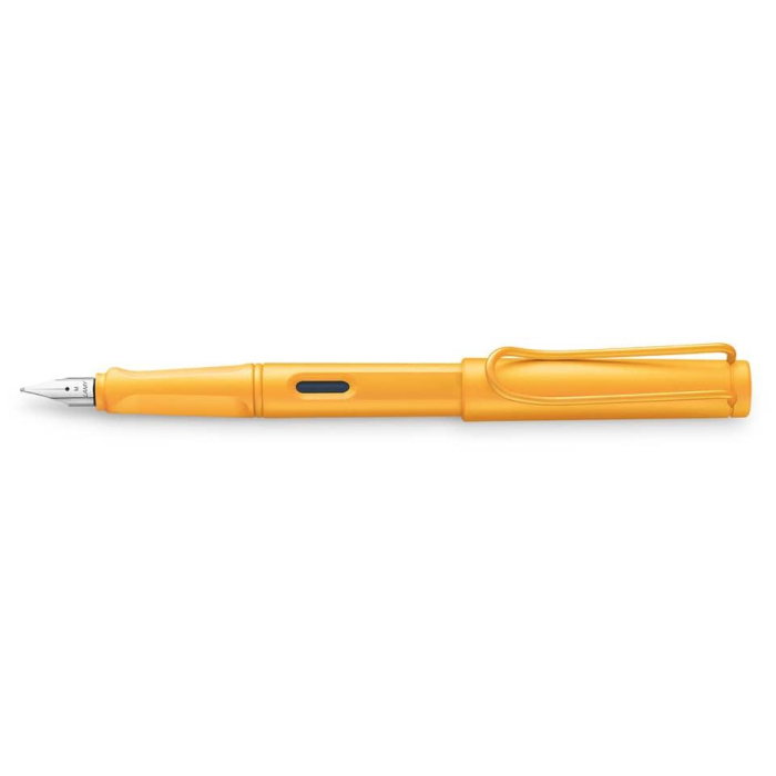 Penna stilografica Lamy Safari punta fine e inchiostro blu Mango - fusto color mango - 1234840 main product photo