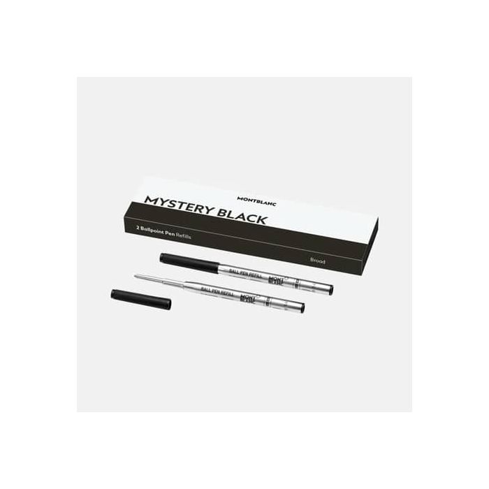 Refill per penne a sfera Montblanc punta broad - nero conf. 2 pz - MB128212 main product photo