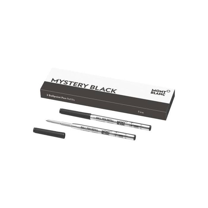 Refill per penne a sfera Montblanc punta fine - nero conf. 2 pz - MB128210 main product photo
