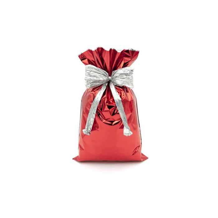 Buste regalo metallizzate Italpak - formato 15x25 cm - conf. 50 pz rosso X007002152500 main product photo