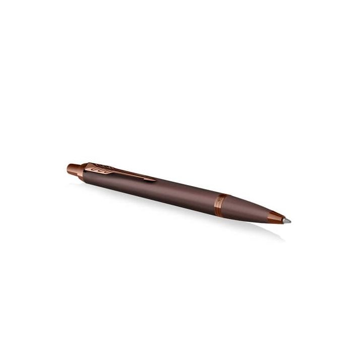 Penna a sfera a scatto monocromatica Parker punta media blu finitura bordeaux 2190514 main product photo
