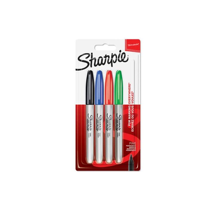 Set 4 pennarrelli indelebili punta fine SHARPIE assortito 1985858 main product photo