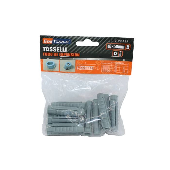 Tasselli per muro Emi D.10 mm conf. da 12 pezzi 8101872 main product photo