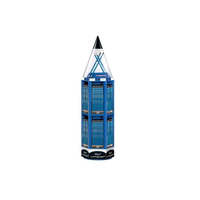 Espositore da banco Staedtler Mars Lumograph - 576 pezzi - gradazioni assortite - 100 VS4 main product photo