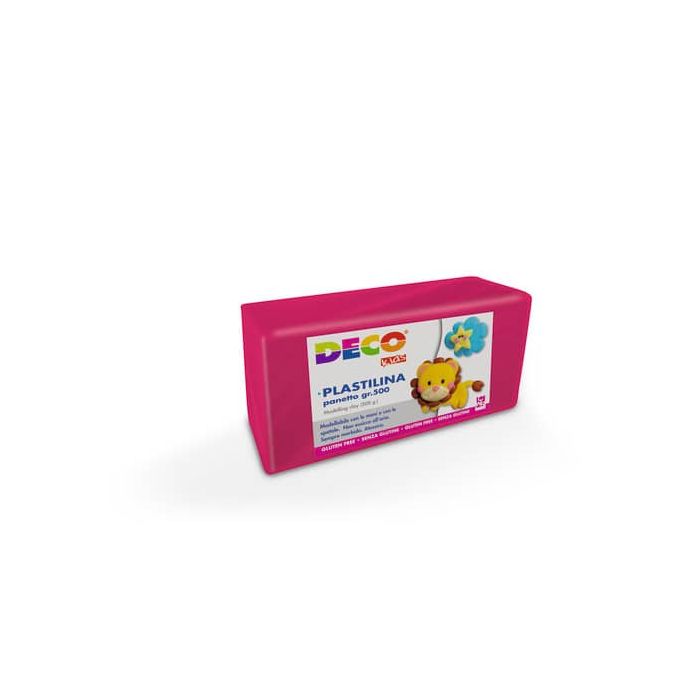 Plastilina Deco in panetto da 500 g fucsia 07025 main product photo