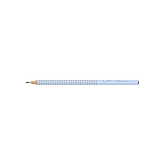Matita in grafite Faber-Castell Grip 2001 - conf. 12 pz - colore fusto blu cielo - 517074 main product photo