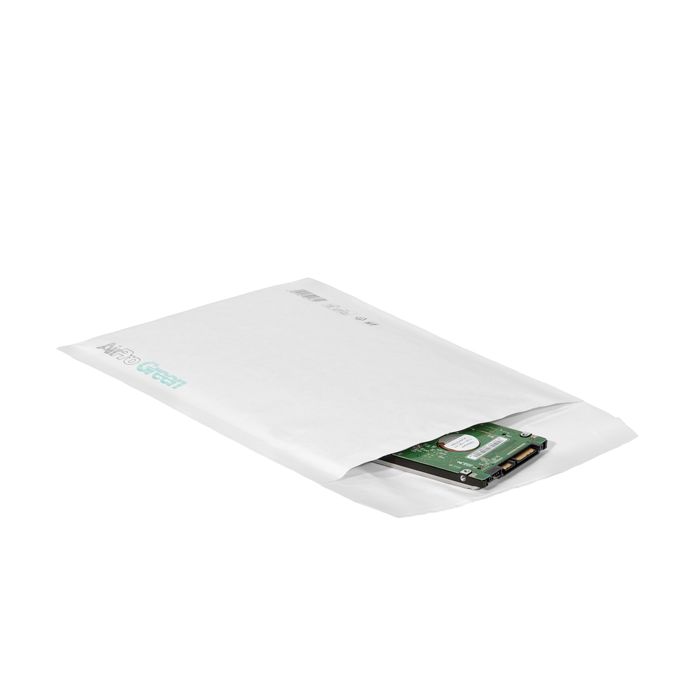 Busta imbottita AirPro Green - K/20 (35 x 47 cm) - carta - bianco - Bong Packaging - conf. 50 pezzi main product photo