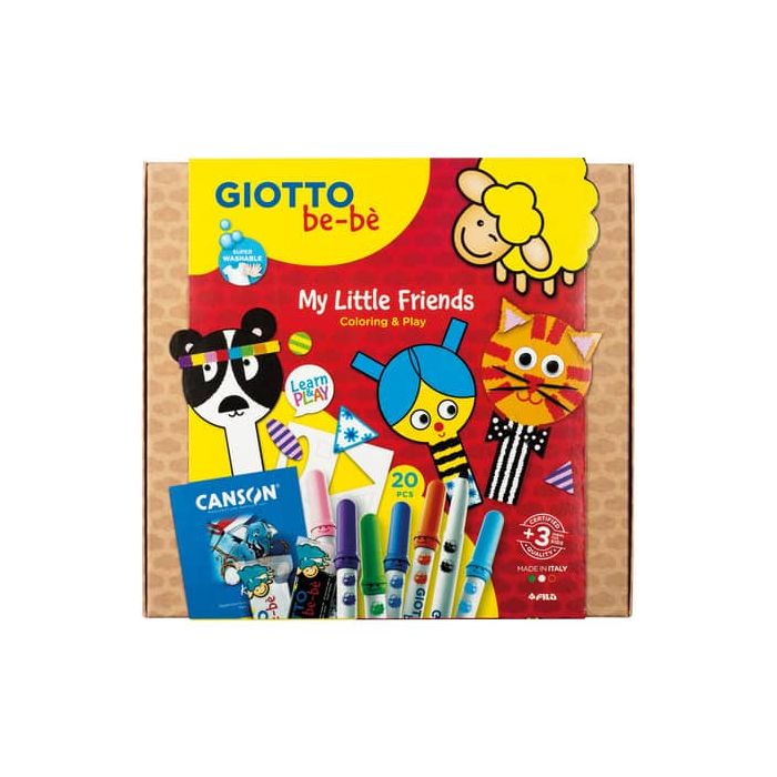 Set creativo gioca e colora Giotto Bebè My Little Friends F478700 main product photo