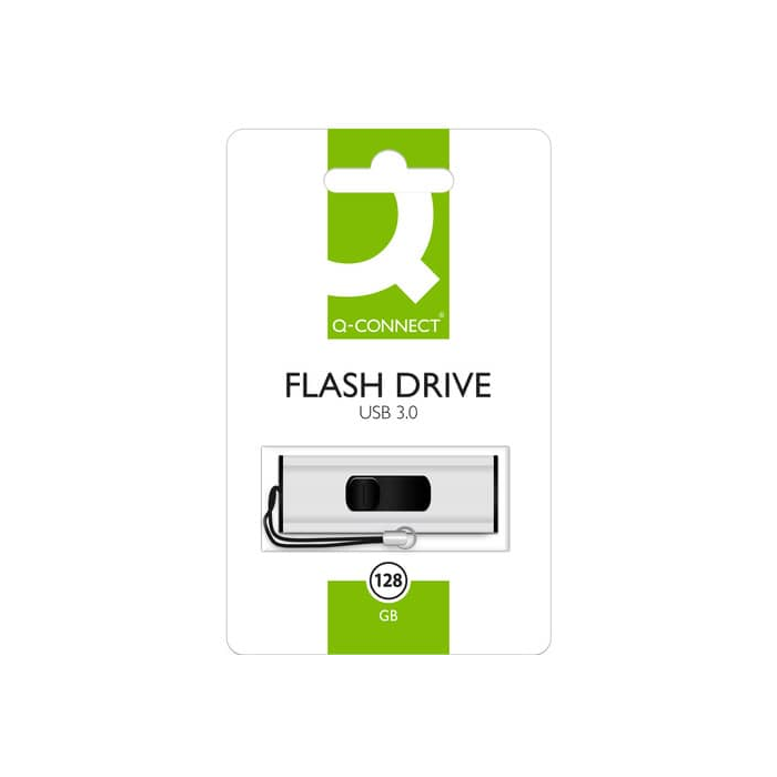 Penna USB 3.0 Q-Connect con capacità 128 GB argento KF16375 main product photo
