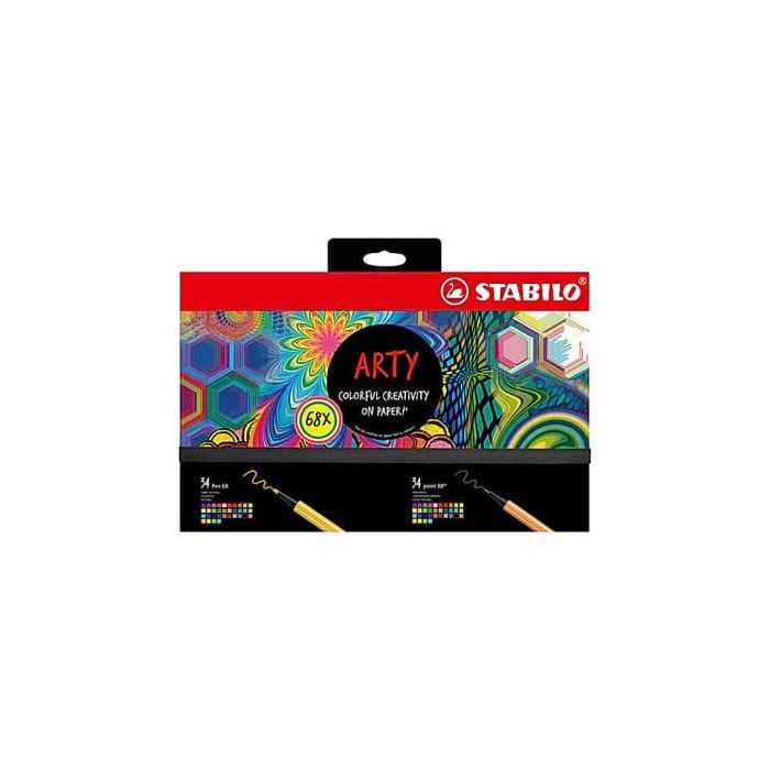 Stabilo Colorful Arty Creativity set Point 88 e Pen 68 - conf. 68 pz - 77/6-1-20 main product photo