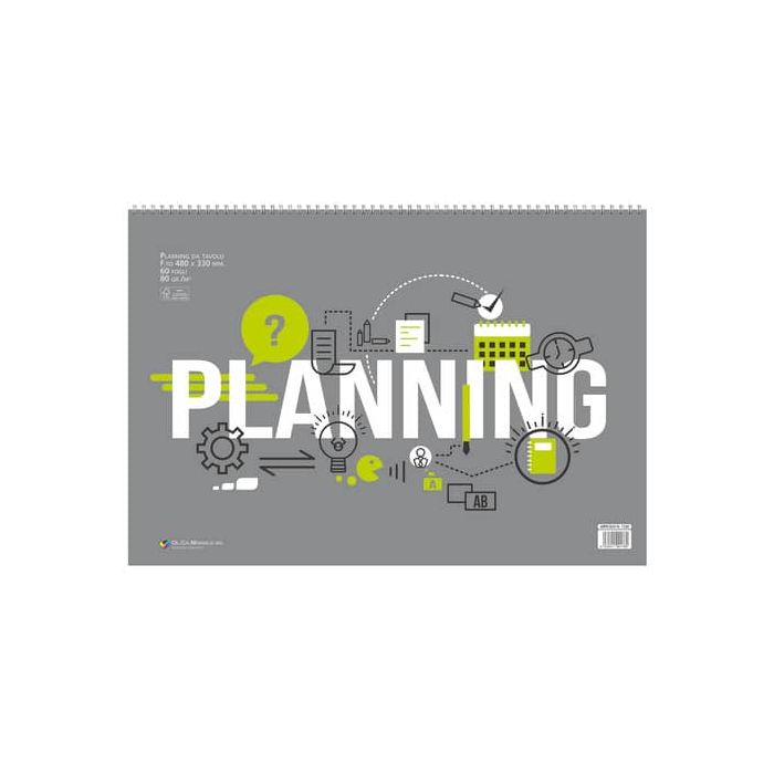 Planning da tavolo settimanale non datato O.C.L. 60 fogli 80 g/m2 1520 main product photo