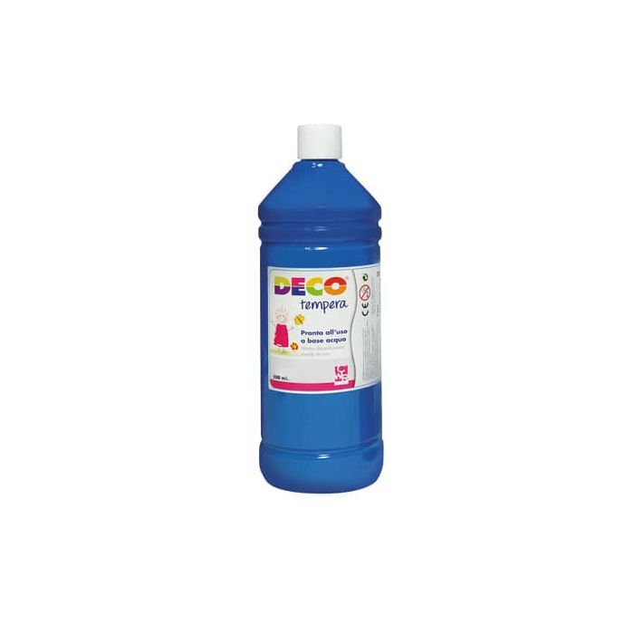 Tempera CWR Deco in flacone da 500 ml blu cyan PF550/21 main product photo