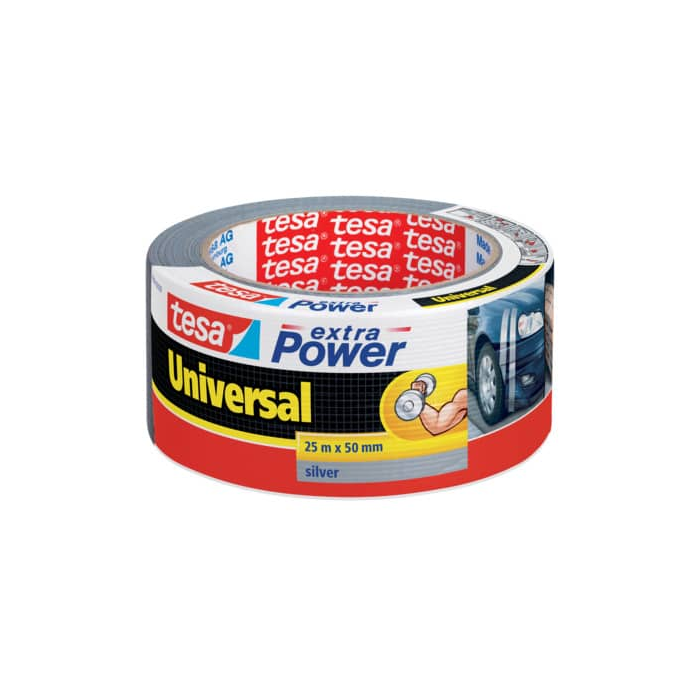 Nastro adesivo in tela tesa Extra Power Universal grigio 50 mm x 25 m 56388-00000-12 main product photo