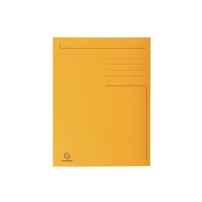 Cartelline a 3 lembi Forever® 24,5x35 cm arancio conf. 50 pezzi - 449009E main product photo