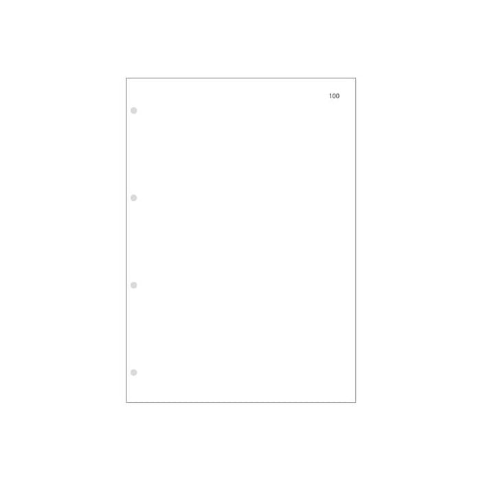 Interno bianco numerato 1/100 O.C.L. 100 fogli 0712 main product photo