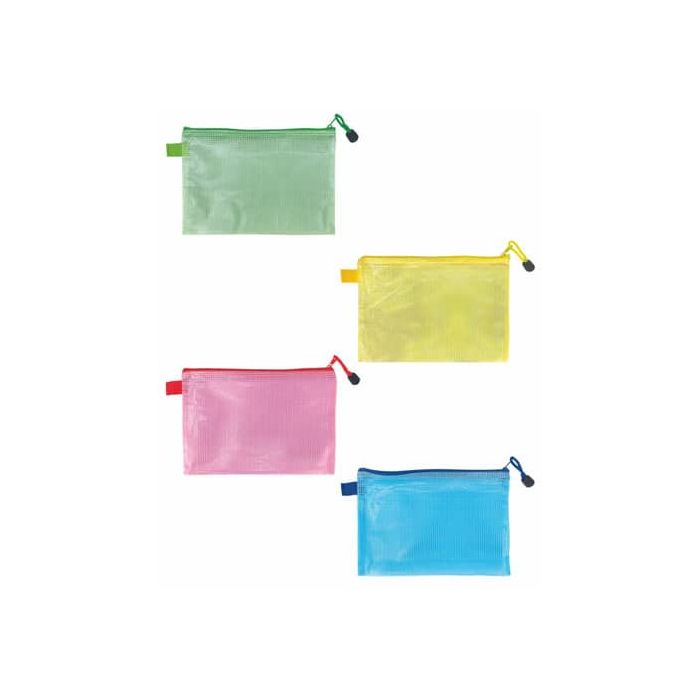 Busta in rete con zip Lebez in PP trasparente - 33x23 cm 3014 main product photo