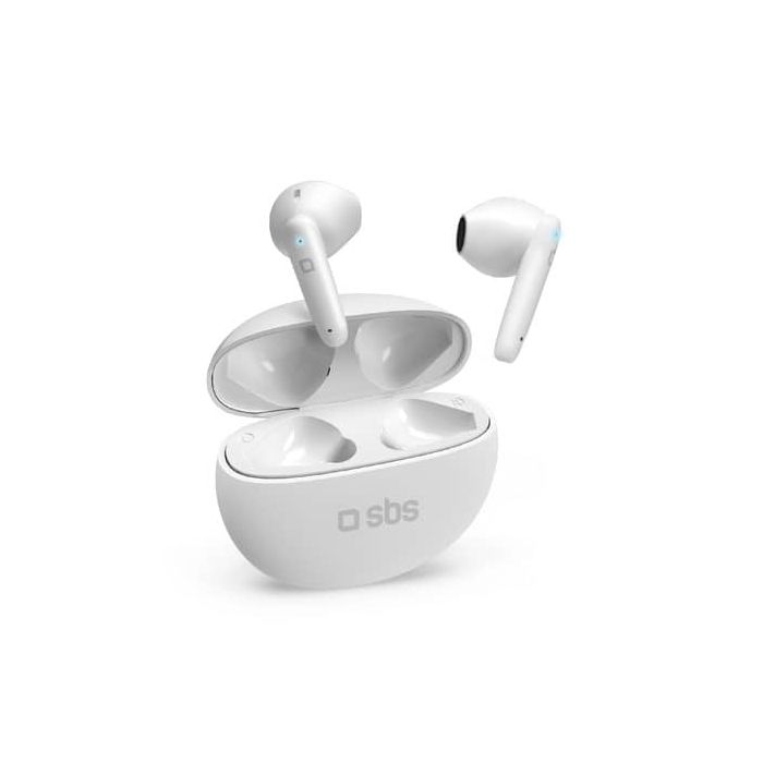 Auricolari TWS SBS Pure Drops semi in ear - controlli touch - ENC - case da 380 mAh - bianco SBS bianco 1 - main product photo