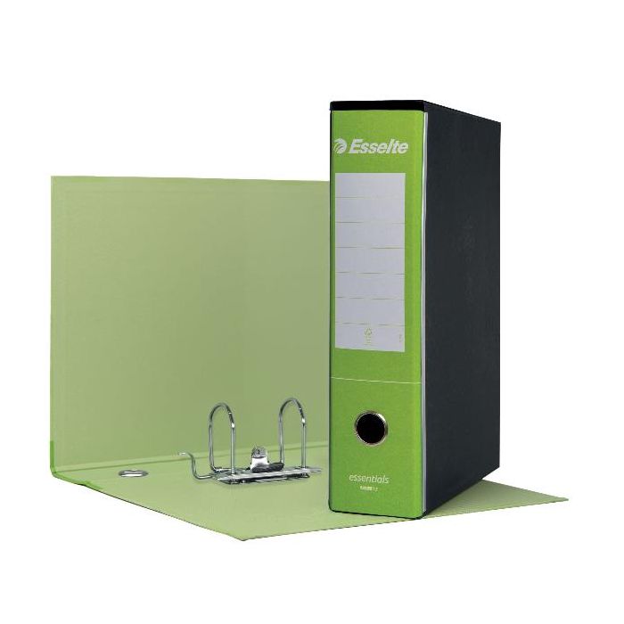 Registratore protocollo Esselte Essentials G75 23x33 cm dorso 8 cm verde chiaro - 390775600 main product photo