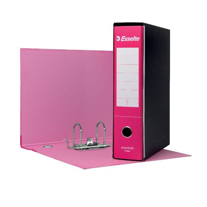 Registratore protocollo Esselte Essentials G75 23x33 cm dorso 8 cm fucsia - 390775900 main product photo