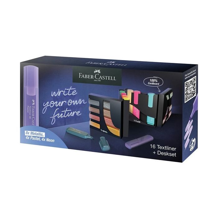 Evidenziatori Textliner 46, Set Da Scrivania Da 16 di Faber-castell main product photo