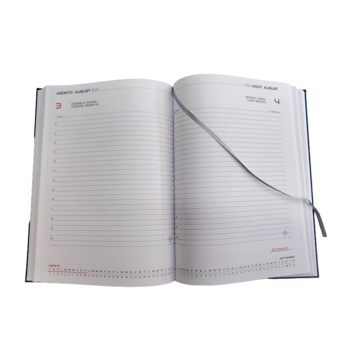 AGENDA2025 GIORN.17x24 Cm MAIORI SAB/DOM SEPARATI. Carta bianca main product photo
