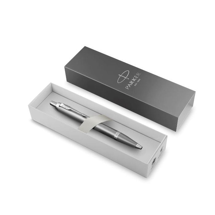 Penna a sfera IM Monochrome Rituals Grey - punta M - grigio - Parker main product photo