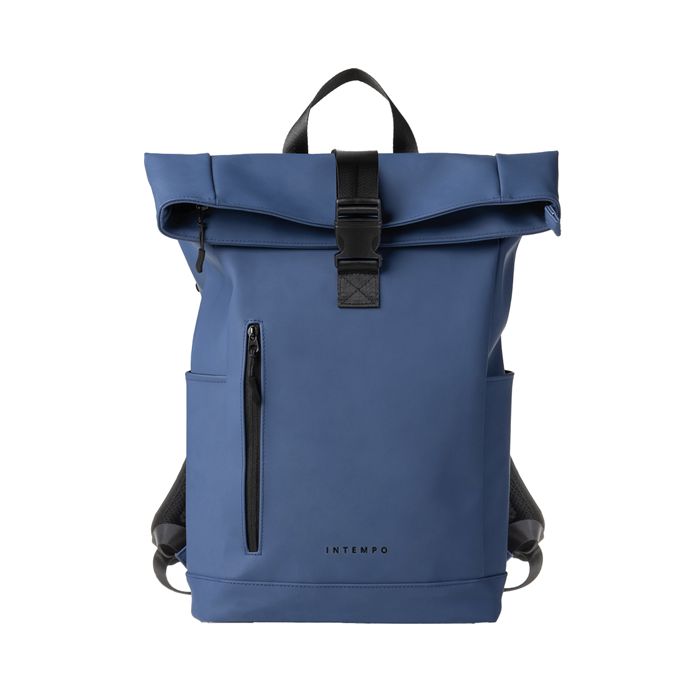Zaino Roll-top Drop - 30 x 42 x 14 cm - gomma - blu - In Tempo main product photo