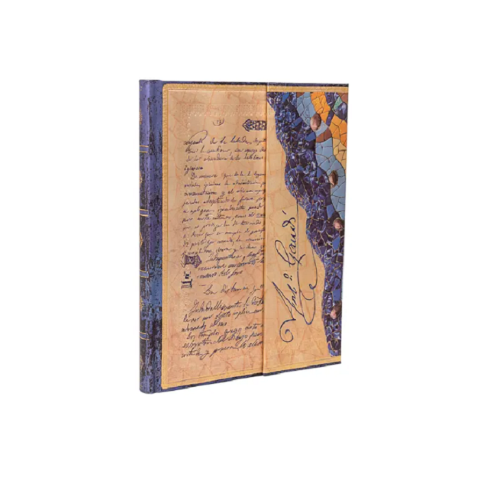 Taccuino RIGIDO pagine bianche cm 24x18 - Gaudí, Il manoscritto di Reus - Paperblanks main product photo