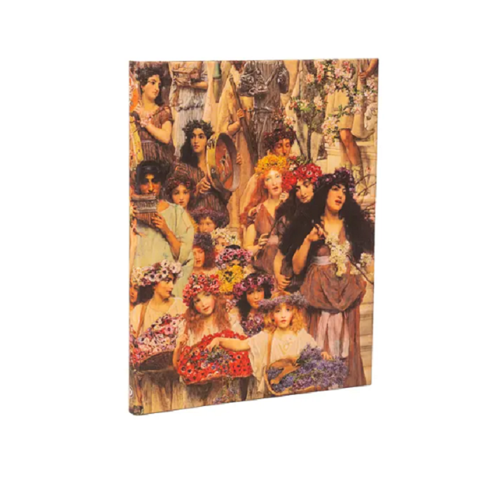 Taccuino 180x230mm, a righe,chiusura elastico,carta avorio,144pag - Lawrence alma.Tadema main product photo