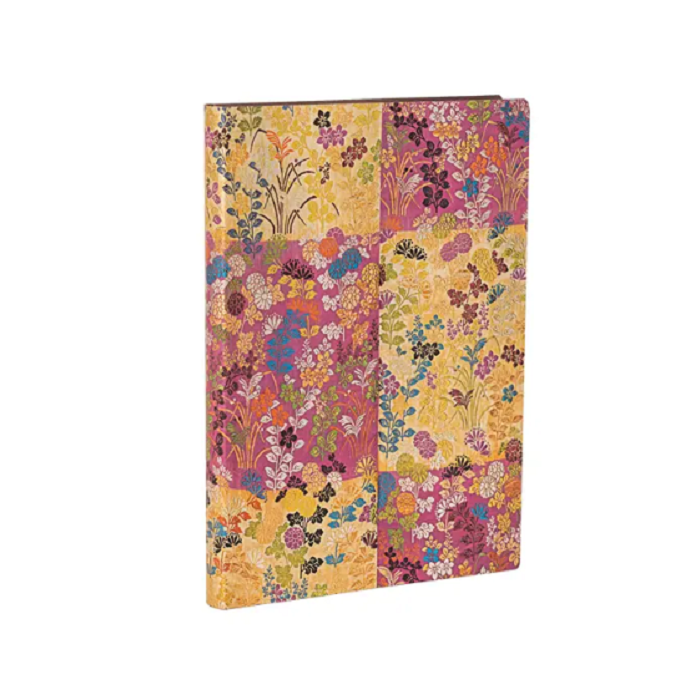 Paperblanks-Diario taccuino 12x18cm senza righe - Flexi- Rosa Kara-ori Pink main product photo