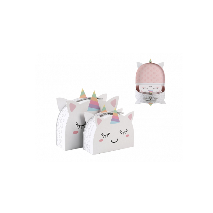 Scatole Matrioska con manico UNICORN set 2 pz main product photo