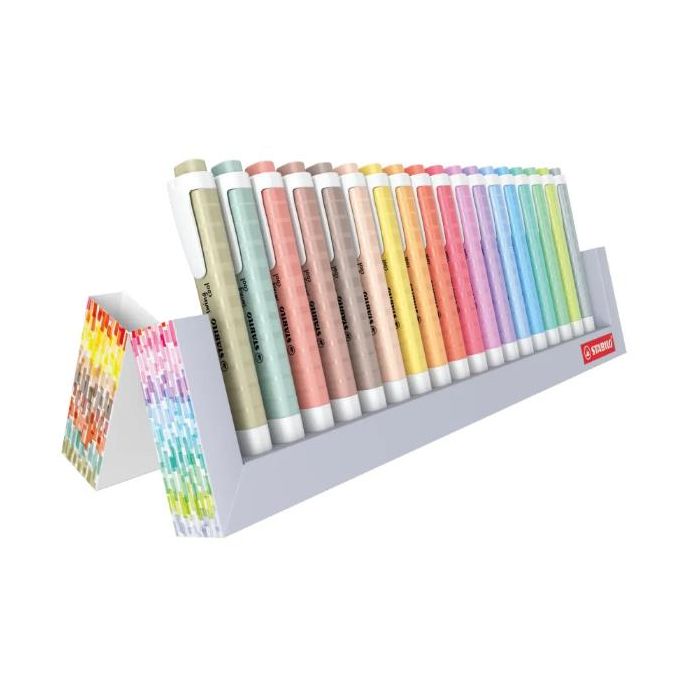 Desk set Evidenziatori Stabilo Swing Cool NatureColors - 18 colori assortiti 275/18-02-5 main product photo