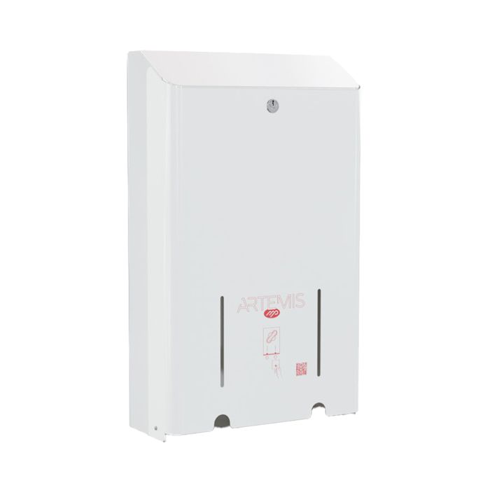 Dispenser assorbenti Artemis - 2 colonne - metallo verniciato - bianco - Mar Plast main product photo