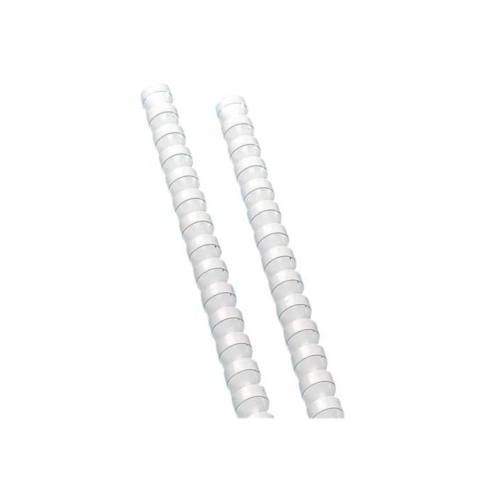 Dorsi a spirale Q-Connect A4 bianco 12 mm - fino a 95 fogli Conf. 100 pezzi - KF24023 main product photo