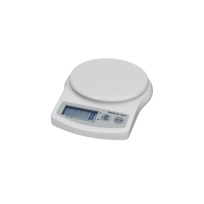 Bilancia pesalettere Maul MAULalpha 5000 g - bianco 1645002 main product photo
