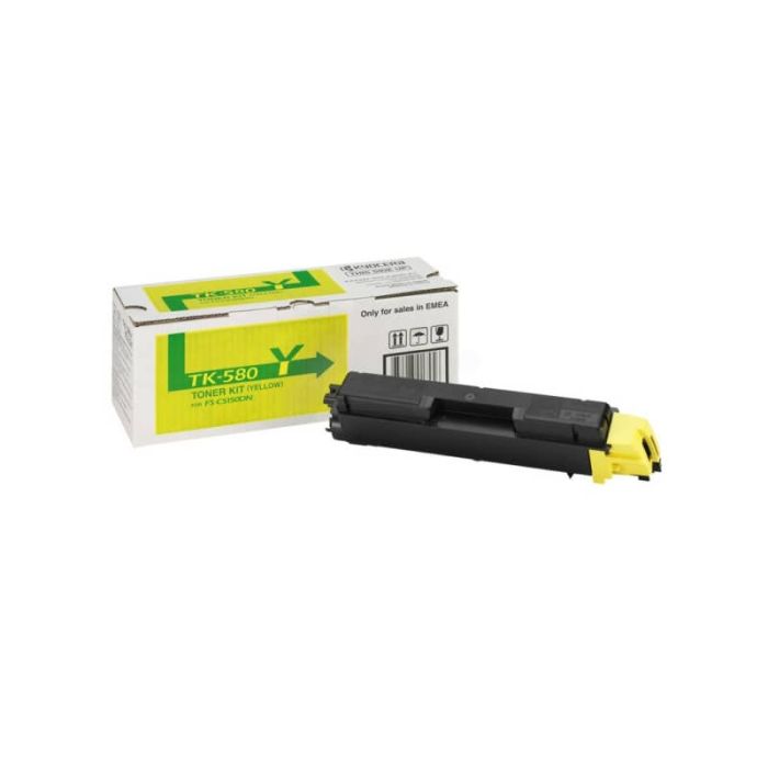 Toner TK-580Y Kyocera-Mita giallo 1T02KTANL0 main product photo