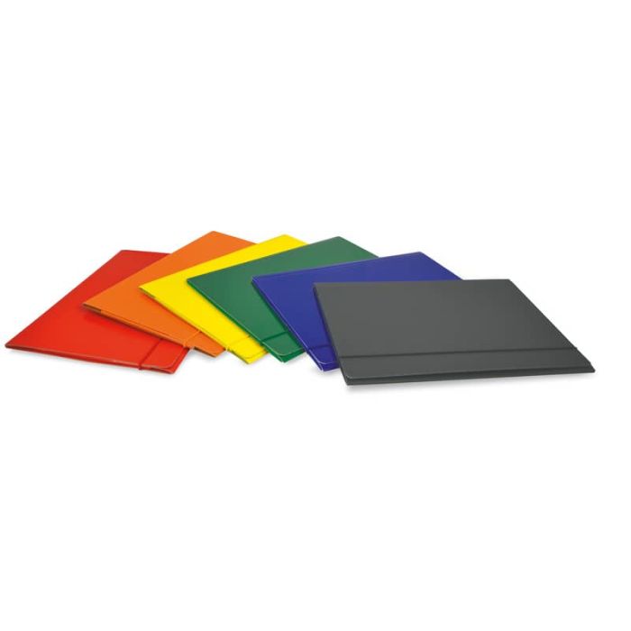 Cartellina con elastico tondo Euro-Cart Presspan monolucido grigio CPEVERGR main product photo