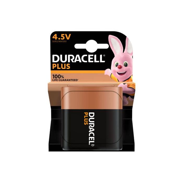 Batterie alcaline Duracell Plus100 Piatta 4,5 V MN1203 mAh - blister da 1 - DU0601 main product photo