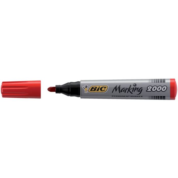 Marcatore permanente BIC Marking 2000 punta conica 4,95 mm rosso 8209133 main product photo
