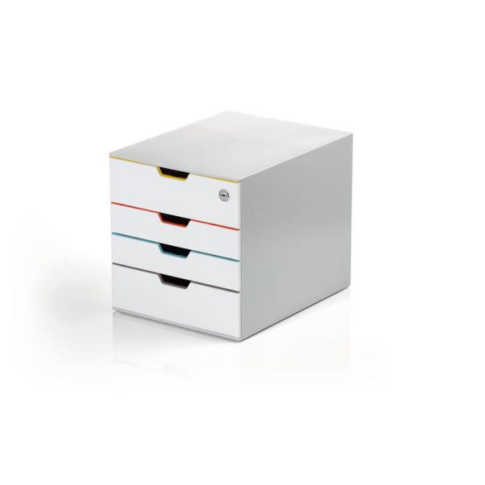 Cassettiera Durable Varicolor® grigia 280x292x356 mm MIX 4 7624-27 main product photo
