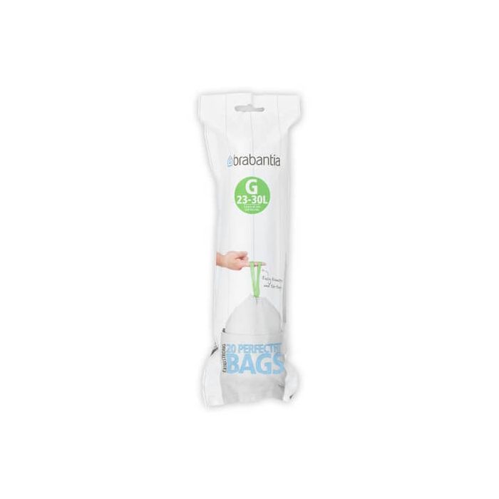 Sacchetti PerfectFit Brabantia codice G 23-30 litri rotolo da 20 sacchetti - 246265 main product photo
