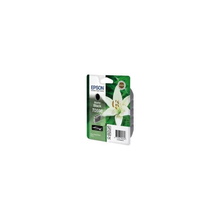 Originale Epson C13T05984020 Cartuccia blister RS+RF ULTRACHROME K10 T0598 nero opaco main product photo
