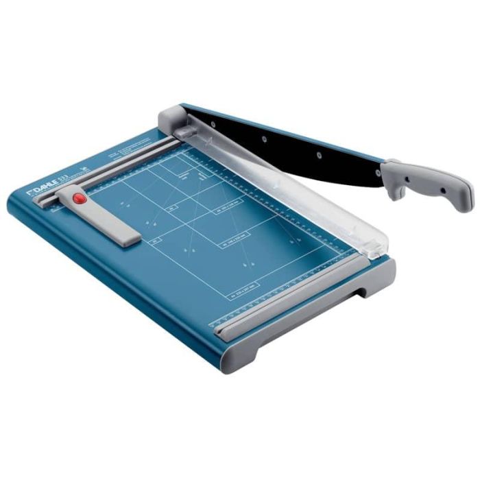 Taglierina a leva Dahle con pressino manuale max 15 fogli - luce 330-1,5 mm blu R000533 main product photo