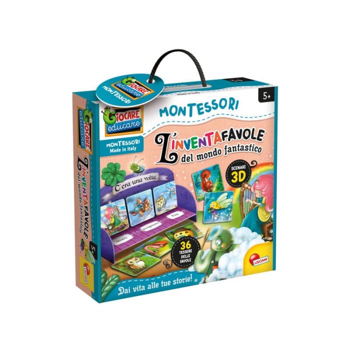 Gioco in scatola Lisciani metodo Montessori L'Inventafavole del Mondo Fantastico - 95216 main product photo