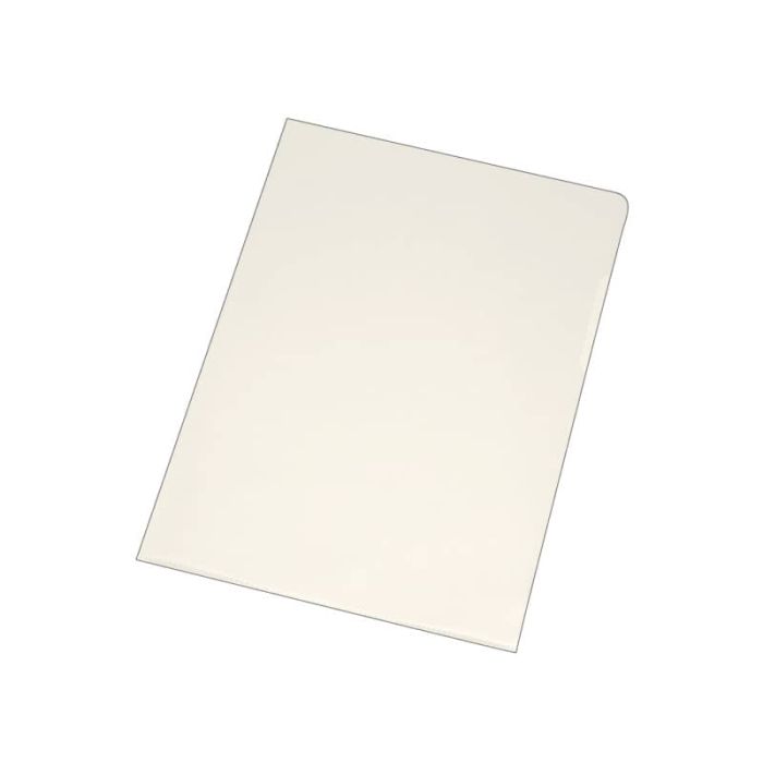 Cartellina a L Q-Connect ppl ecologico A4 trasparente opaco conf. da 100 - KF00310 main product photo