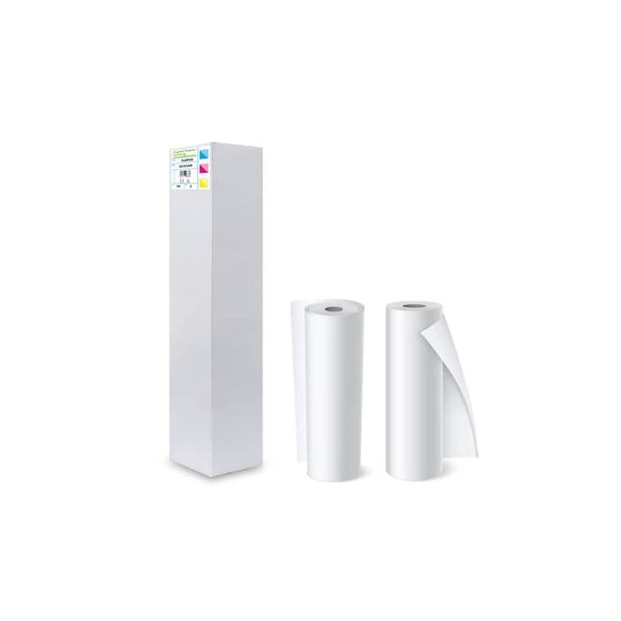 Rotolo Xerografico Mastercopy Rotolificio Pugliese 42 cm x 150 m bianco 80 g/m² Conf. 2 rotoli 42150P28 main product photo