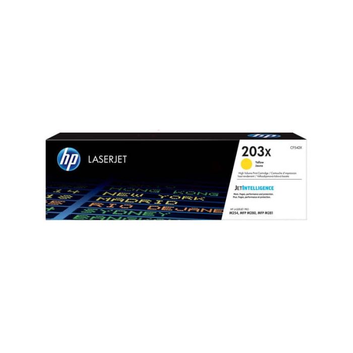 Toner alta capacità 203X HP giallo CF542X main product photo