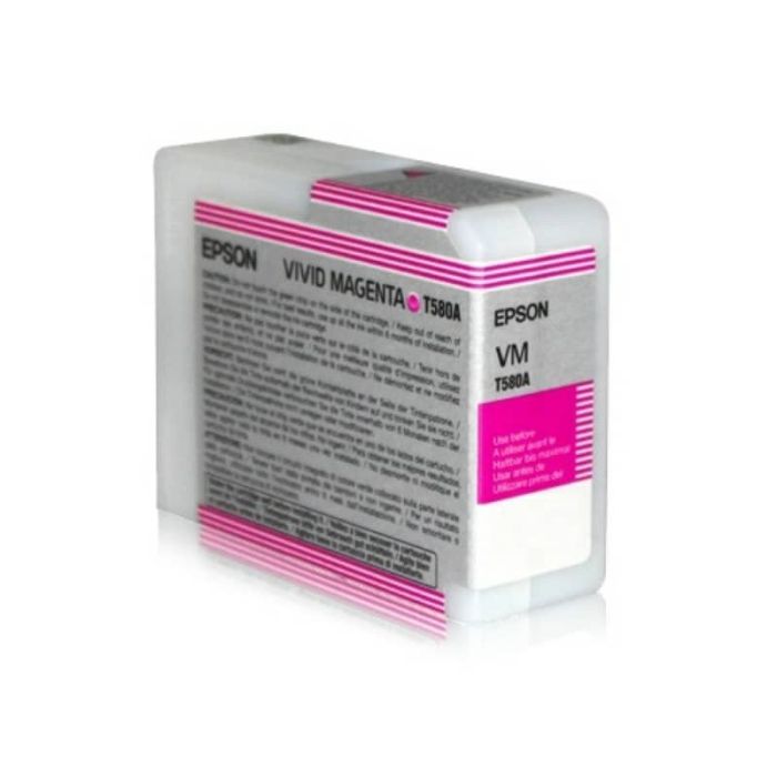 Cartuccia inkjet ink pigmentato T580A Epson magenta C13T580A00 main product photo